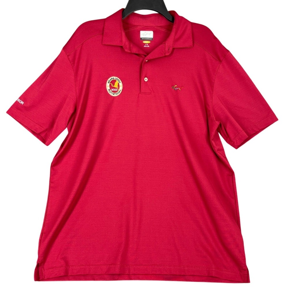 Greg‎ Norman Mens L Golf Polo Briars Creek Invitational Performance Sportcore